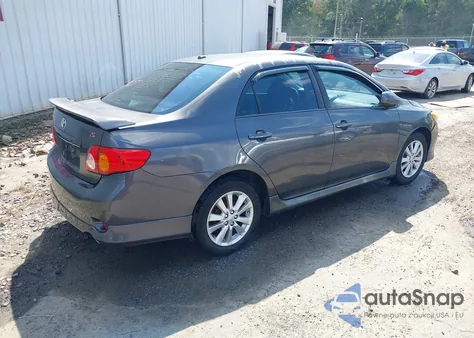 2009 Toyota Corolla S from USA, damaged, VIN 2T1BU40E19C154963